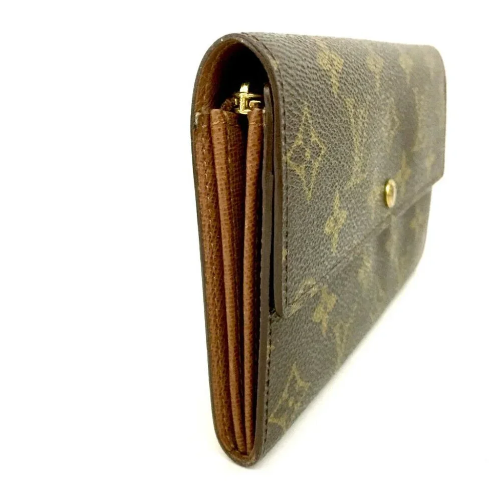 100% Authentic Louis Vuitton Monogram Portefeiulle Sarah Bifold Wallet - Picture 3 of 9